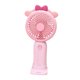 thumbnail image 2 of 4x Ventilador Portátil De Mano 1 Ventilador De Refrigeración Ligero De Velocidad Del Viento Para El Hogar Al Aire Libre Mujeres Lazo Rosa, 2 of 10