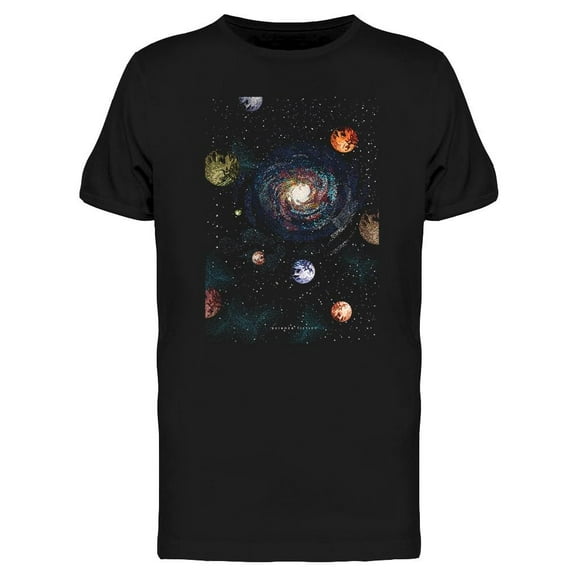 Galaxy Portrait T-Shirt Men -Image by Shutterstock, Male Medium