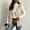 Beige women plus size sleeveless vest a1, variant on Women Fall Winter Sleeveless Button Down Hooded Vest Plus Size Open Front Casual Solid Basic Layering Tops, Beige 2XL