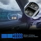 thumbnail image 3 of Scienceny Etiqueta engomada de la ventana del coche Calcomanía del botón de elevación luminosa Desmontable Interior Naranja Automoción decorativa y accesorios Blau, 3 of 6