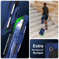 thumbnail image 5 of Case for Samsung Galaxy Tab A9 8.7 Inch 2023 Model (SM-X110/X115/X117) Contrast Color Multi-functional Cover With 360 Rotating Stand and Shoulder Strap, 5 of 8