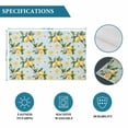 thumbnail image 5 of Spring Summer Lemon Flower Daisy Placemats Set of 6,Wipeable Washable Table Mats for Dining Tables, Retro Botantical Place Mats for Kitchen Event Party Tabletop Decor, 5 of 9