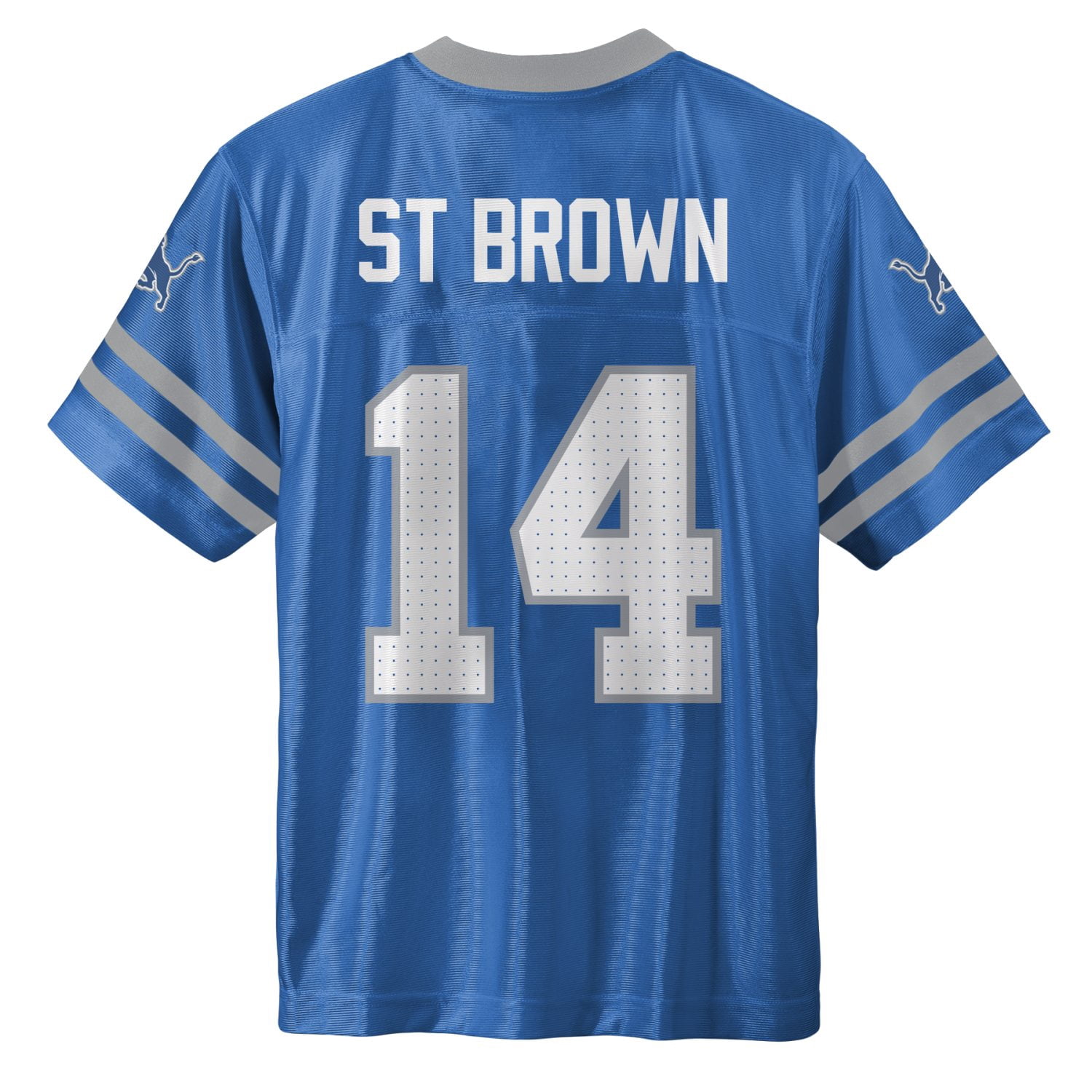 NFL DETROIT LIONS Boys Jersey Game Day Fan Apparel -St Brown
