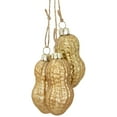 thumbnail image 3 of Northlight 11" Cluster of Peanuts Glass Christmas Ornament - Gold, 3 of 6