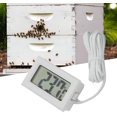 thumbnail image 4 of Hive Digital Sensor, Accurate LCD Display 2 Colors Remote Hygrometer for Home Office Bedroom Brown Outdoor Thermometer White A, 4 of 8