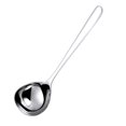 thumbnail image 1 of Stainless Steel Deep Noodle Spoons, silverware Big soup spoons, Large Serving Spoon, kitchen utensils, 1 of 5