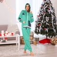 thumbnail image 7 of FORMRS Onesies Pajama for Adults Unisex Hoodie Winter Jumpsuit One Piece Sleepwear, Sizes S-2XL, Green Cat, 7 of 7