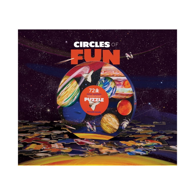 Crocodile Creek Solar System Round Box Puzzle: 72 Pcs - Walmart.com