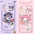 thumbnail image 5 of Kuromi-funda de silicona suave con dibujos animados para iPhone, carcasa de teléfono con melodía para iPhone 15, 14 Pro Max, 13, 12 Mini, 11 Pro, XR, XS, X, 8, 7, 6, 6S Plus, SE 2020, 5 of 5