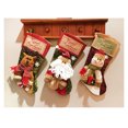 thumbnail image 6 of Christmas Stockings Handcrafted Xmas Hanging Stocking For Gift Exchange Party Favor, 6 of 12