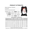 thumbnail image 2 of DYMADE Women Plus Size Christmas Print Loose Irregular Hem Long Sleeve Top, 2 of 6