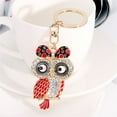 thumbnail image 6 of Owl Keychains, Cute Owl Shape Key Chain Crystal Rhinestone Animal Key Ring for Bag Wallet Purse Handbags Cars Key, 6 of 8