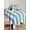 Cyan, variant on Cream Striped Table Cloth, Modern Farmhouse Cream White Stripes Waterproof Tablecloth for Square Tables, Reusable Washable Fabric Table Cover for Restaurant Kitchen Dining Tables 54"x54"