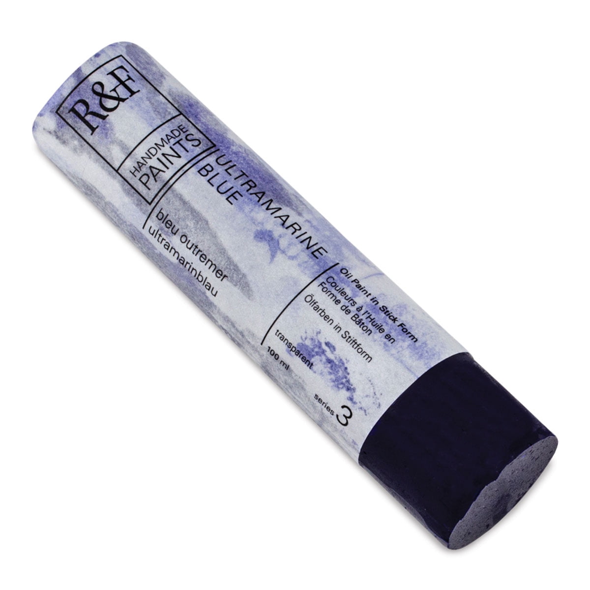 R&F Handmade Paints Pigment Stick, 100ml, Ultramarine Blue