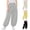 #01-Grey, variant on YAYUBA Girl's Balloon Pants Baggy Sweatpants Lantern Trousers Wide Leg Elastic Waist School Joggers Cotton Lounge Pants, Grey, 9-10 Years