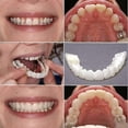 thumbnail image 4 of A Pair Upper & Lower High Quality Denture Instant Smile Comfort Fit Flex Cosmetic Teeth Denture Teeth Top Cosmetic Veneer High Quality, 4 of 5