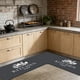 thumbnail image 5 of Alfombras de baño, alfombras de cocina, alfombras de sala de estar, alfombras de cocina, alfombras de esquina en L, alfombras de cocina absorbentes, antideslizantes, lavables a máquina, alfombras de c, 5 of 6