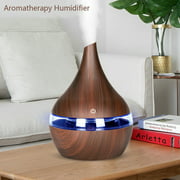 300ml Ultrasonic Aroma Humidifier/Aromatherapy Essential Oil Diffuser Cool Mist Humidifier for Home, Yoga, Office, Spa, Bedroom, Baby Room - Wood Grain