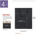 thumbnail image 3 of BAKIPACK 4 Pcs Black Gift Bags 10x5x13 inche, Paper Bags Wedding Party Gift Bags, 3 of 4
