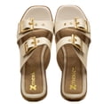 thumbnail image 4 of Sandalias para Mujer Zmexico 10952 beige 24.5, 4 of 4