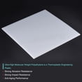 thumbnail image 3 of Uxcell UHMW Sheet Ultra High Molecular Weight Polyethylene Sheet Hard Plastic Sheet Board 12''x 12 '' x 0.08'' White, 3 of 6