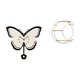 thumbnail image 1 of Reloj de pared,Reloj de pared para sala de estar,dormitorio,cocina,decoración de pared.,Estante de almacenamiento de pared,Estantería colgante de pared de metal de 3 niveles para decoración, 1 of 8