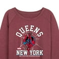 thumbnail image 3 of Marvel Spider-Man - Collegiate - Ladies French Terry Pullover Sweatshirt, 3 of 5