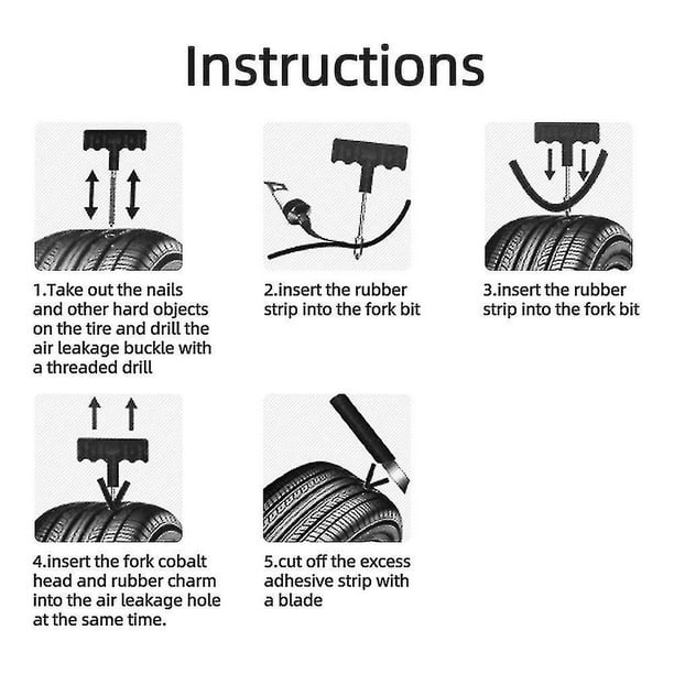 Kit de réparation de pneu voiture - Kit de réparation de pneu 5