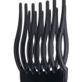 thumbnail image 2 of ZHAOCHENG piezas Legrand (negro) Afrocomb, AfroComb de dientes anchos de plástico, peine para pelo rizado, para peinar y desenredar el cabello enredado, 2 of 5