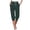 Dark Green, variant on 80s Pants for Women Capris For Women Casual Solid Color Print Pants High Waist Bottom Joggers Casual Pants, Size XL
