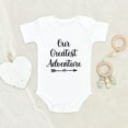 thumbnail image 2 of Baby Announcement Clothes - Our Greatest Adventure Baby Clothes - Pregnancy Announcement Baby Clothes, 2 of 4