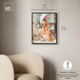 thumbnail image 4 of Senorita Croissant Canvas Print Fashion Art by Art Remedy, Black Frame, 16 x 20, 4 of 6
