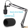 thumbnail image 2 of Soporte de micrófono AT2020 con filtro antipop compatible con Audio-Technica AT2020 AT2020USB+ AT2035 de YOUSHARES, 2 of 7