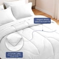 thumbnail image 4 of WISHEAD 7 Piece Queen Comforter Set Bed in a Bag, Ultra Soft Bedding Sets with Sheets & Pillowcases, All Season Quilted Luxury Bedding, White, 4 of 9
