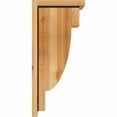 thumbnail image 3 of 8"W x 10"D x 22"H Alpine Rough Sawn Corbel w/Backplate, Western Red Cedar, 3 of 9