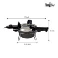 thumbnail image 2 of Total Chef Czech Cooker Electric Oven, One-Pot Multicooker (3 Litre)- Black, 2 of 5