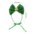 thumbnail image 3 of St Patricks Day Dog Headband with Lace Skirt & Bow, Adjustable Green Costume for Small Dogs, Festive Pet Outfit for Parades & Photos, 3 of 6