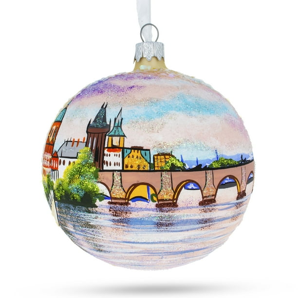 BestPysanky Karluv Most, Prague, Czech Republic Glass Ball Christmas