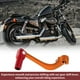 thumbnail image 5 of Palanca de cambio de motocicleta plegable para Honda CRF110F 2013-2018, aleación de aluminio, palanca de cambio naranja cabeza roja, 5 of 6