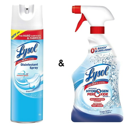 Lysol Disinfectant Spray Crisp Linen 539g Disinfect And