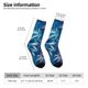 thumbnail image 2 of Balery Red And Blue Leaves Calcetas Largas con Estampado para Hombre y Mujer – Suaves y Transpirables, Talla Única (US 5-11), 2 of 6