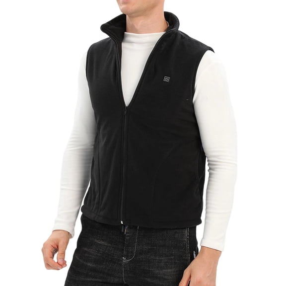 USB Power Winter Heated Vest 5 Heat Zones Intelligent Temperature Control Breathable Windproof For Motorcycle Biking