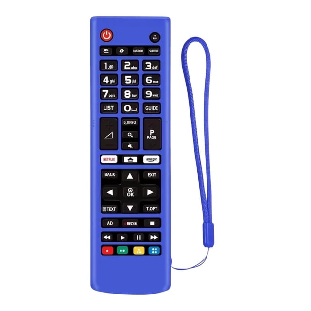 Funda De Silicona Universal Para Control Lg Smart Tv Case Lg Smart Tv Azul Rey