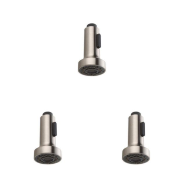 Toystoory Cabezal de grifo extraíble para fregadero, ahorro de agua, de mano, de un solo mango para Hotel, baño, cocina, botón negro Type1 NO1