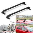 thumbnail image 4 of ZAWAYINE 2PCS Roof Rack Cross Bars, Universal Adjustable Aluminum Roof Rack CrossBars Without Roof Side Rails, Lockable Cargo Carrier Bars Rooftop Luggage Kayak Bike Snowboard Rack, 100cm, 4 of 4