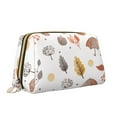 thumbnail image 2 of YFYANG Large Clutch Leather Makeup Bag, Fall Foliage Travel Toiletries Bag, Ladies Cosmetic Storage Bag, 2 of 8