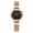 Black rose, variant on Chic Hexagonal Small Women's Quartz Watch – Elegant & Reliable Wristwatch