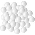 thumbnail image 1 of Paquete de 40 bolas de espuma para manualidades de 3 pulgadas, bolas de poliestireno, para suministros de arte y manualidades, proyecto escolar, boda, bricolaje, Navidad, hogar, Pascua y fiesta f, 1 of 4