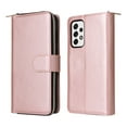 thumbnail image 2 of Feishell for Samsung Galaxy A53 5G (6.5 inch) Wallet Case for Women Men,Premium PU Leather Magnetic Clasp Zipper 9 Card Slots Folio Flip Holder Shockproof Purse Phone Case with Wrist Strap,Rosegold, 2 of 8