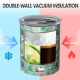 thumbnail image 2 of 12oz Coffee Tumblers Light Green Christmas Village Pattern Stainless Steel Vacuum Insulated Travel Tumbler Coffee Cups Mug with Lid and Straw with Cleaning Brush for Cold & Hot Drinks, 2 of 5
